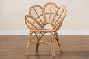 Hartman Natural Rattan Flower Accent Chair Baxton