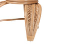 Abbie Natural Rattan Leaf Accent Chair Baxton