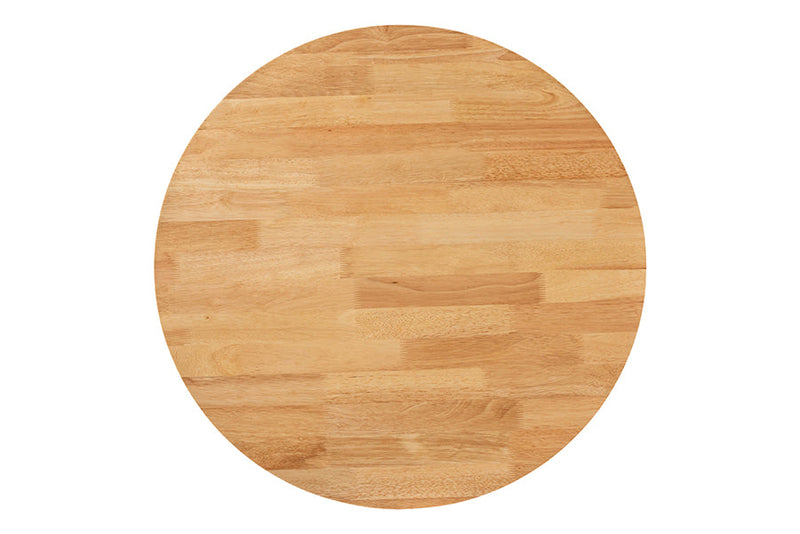 Hildon Oak Brown and Rattan 5-Piece Dining Set Baxton