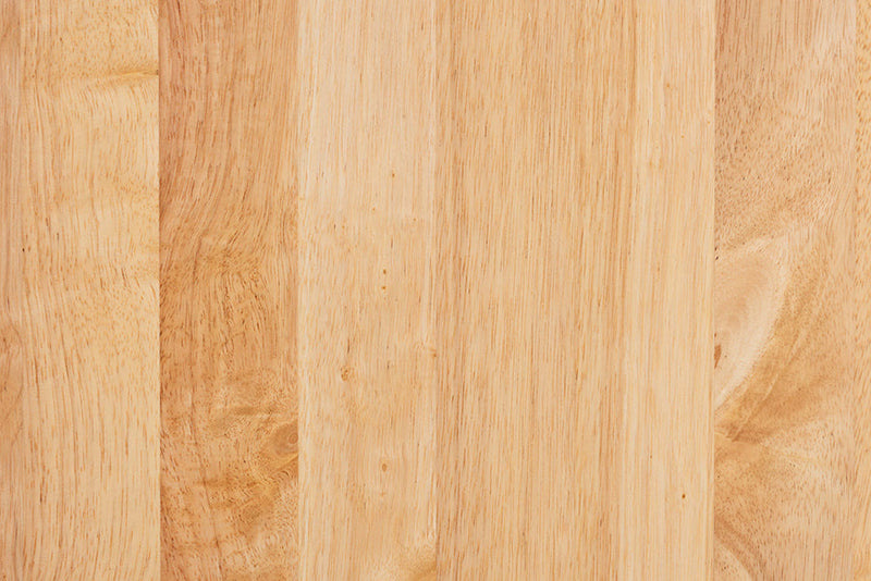 Hildon Oak Brown and Rattan 5-Piece Dining Set Baxton