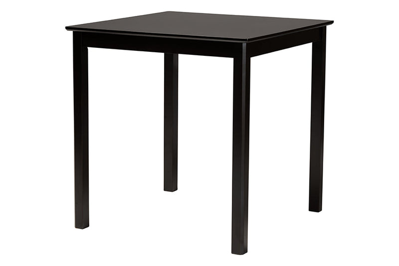 Iglehart Dark Brown and Rattan Pub Set Baxton
