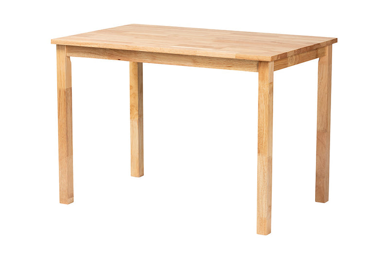 Caine Honey Rattan 4Pc Dining Nook Set Baxton
