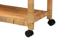 Utari Natural Rattan Kitchen Cart Baxton