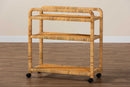 Utari Natural Rattan Kitchen Cart Baxton