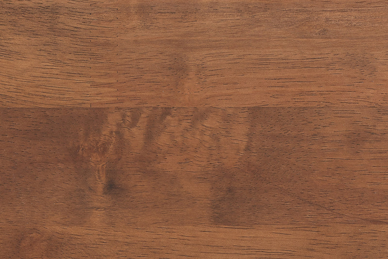 Everette Retro-Modern Walnut Brown Finished Wood Queen Size Platform Bed