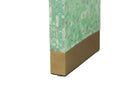 Deserae Seafoam Green Mother of Peral Console Table Baxton