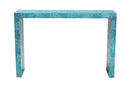 Neola Blue Mother of Pearl Console Table Baxton