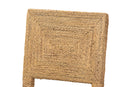 Simona Natural Seagrass and Mahogany Wood Dining Chair Baxton