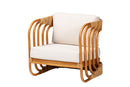 Connell Natural Rattan Arm Chair Baxton
