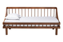Linas Walnut Brown Twin Daybed Baxton