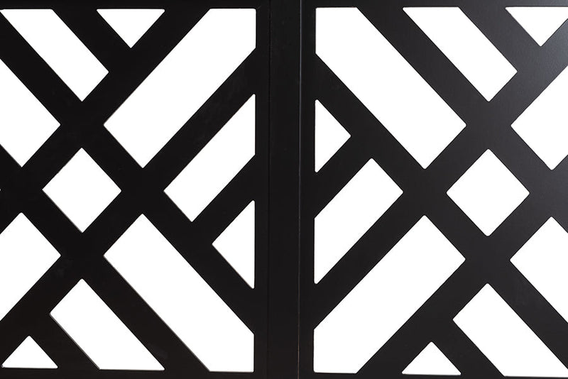 Willow Modern Dark Brown Queen Size Headboard Baxton