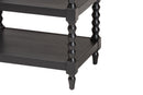 Valere Black Wood End Table Baxton