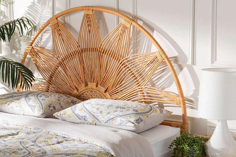 Katrice Natural Rattan Queen Size Standalone Headboard Baxton