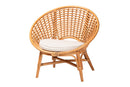 Marcos Natural Rattan Accent Chair Baxton