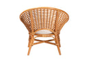 Marcos Natural Rattan Accent Chair Baxton