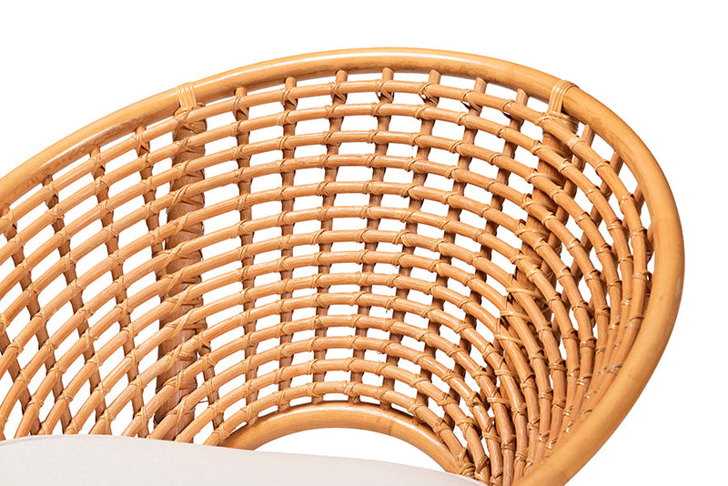 Marcos Natural Rattan Accent Chair Baxton
