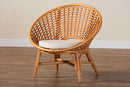 Marcos Natural Rattan Accent Chair Baxton