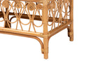 Valina Natural Brown Rattan Bench Baxton
