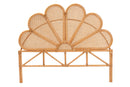 Ember Honey Rattan King Size Standalone Headboard Baxton