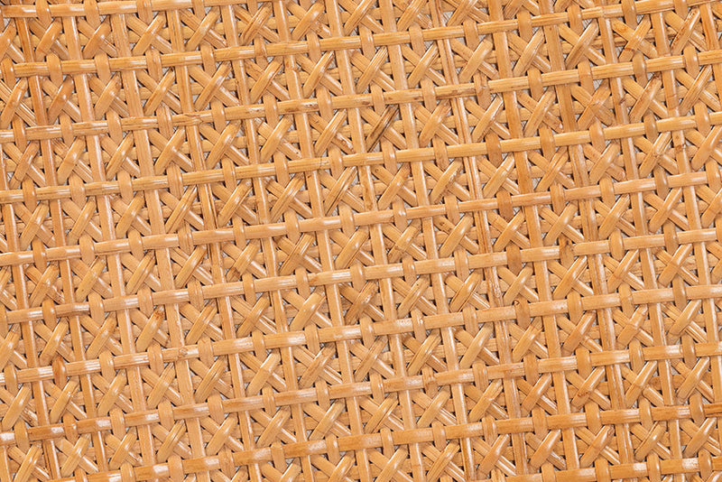 Julia Bohemian Honey Rattan End Table Baxton