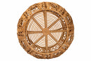 Lianna Natural Brown Rattan Coffee Table Baxton