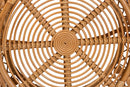 Lianna Natural Brown Rattan Coffee Table Baxton