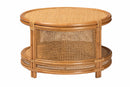 Ornella Natural Brown Rattan Coffee Table Baxton