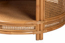 Ornella Natural Brown Rattan Coffee Table Baxton