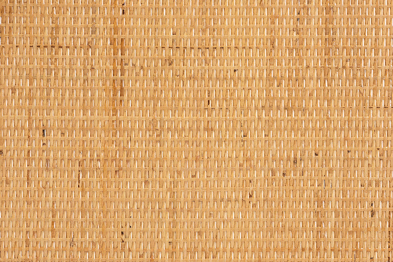 Ornella Natural Brown Rattan End Table Baxton