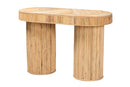 Harrison Natural Rattan Console Table Baxton