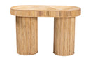 Harrison Natural Rattan Console Table Baxton