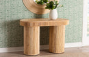 Harrison Natural Rattan Console Table Baxton