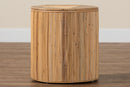 Armand Natural Rattan End Table Baxton