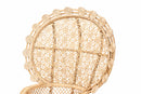Calvin Natural Brown Rattan Peacock Chair Baxton