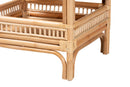 Devlin Natural Rattan End Table Baxton