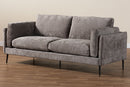 Alston Modern Gray Fabric Sofa Baxton