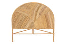 Nequiel Bohemian Honey Rattan Queen Size Standalone Headboard Baxton