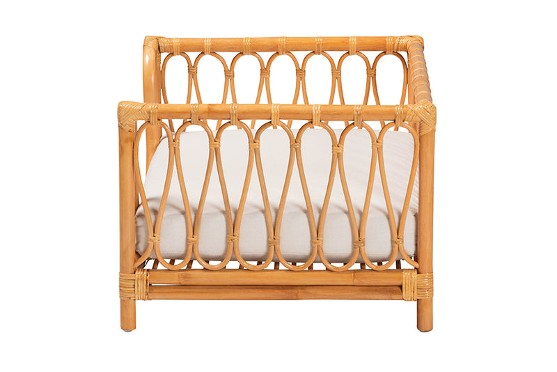 Manrico Bohemian Honey Rattan Pet Bed