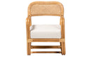 Brita Light Honey Rattan Arm Chair Baxton