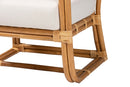 Brita Light Honey Rattan Arm Chair Baxton