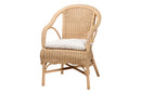 Mariela Natural Rattan Dining Chair Baxton