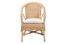 Mariela Natural Rattan Dining Chair Baxton