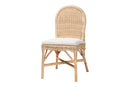 Valerie Bohemian Natural Rattan Dining Chair Baxton