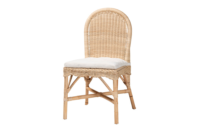 Valerie Bohemian Natural Rattan Dining Chair