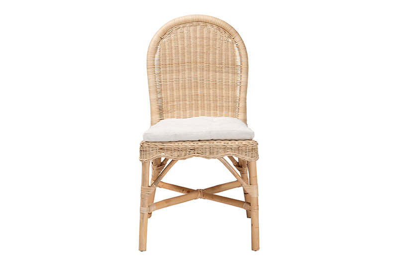 Valerie Bohemian Natural Rattan Dining Chair