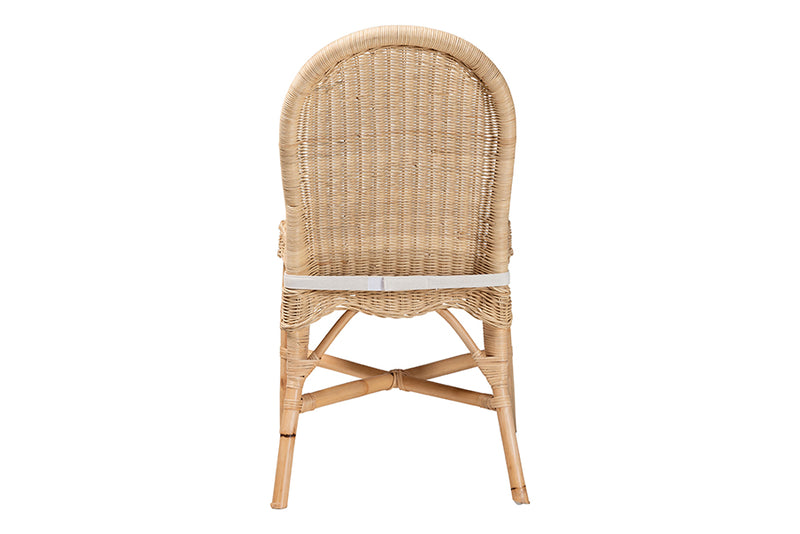 Valerie Bohemian Natural Rattan Dining Chair