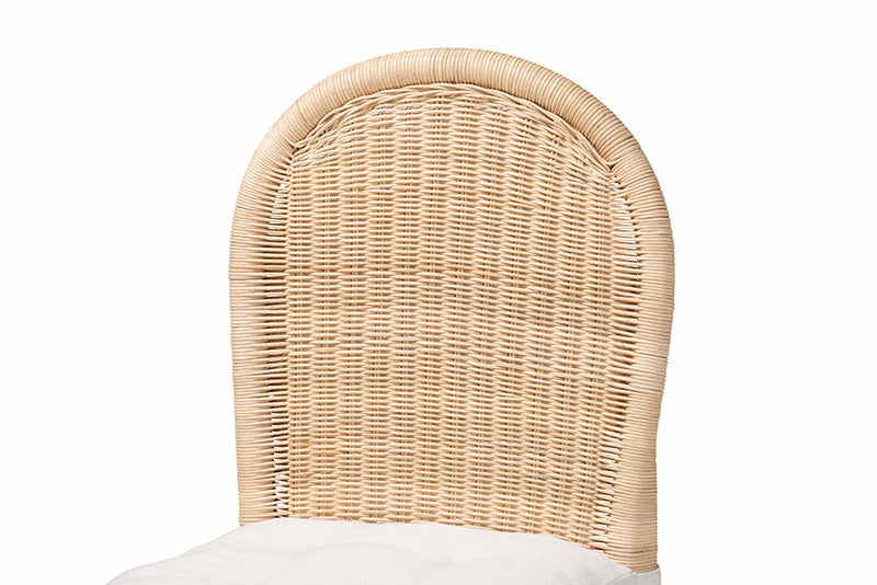 Valerie Bohemian Natural Rattan Dining Chair Baxton