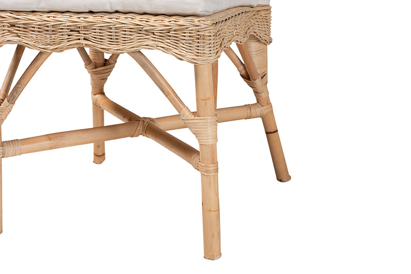 Valerie Bohemian Natural Rattan Dining Chair