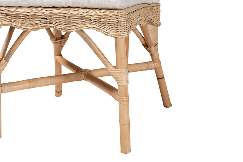 Valerie Bohemian Natural Rattan Dining Chair Baxton