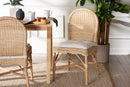 Valerie Bohemian Natural Rattan Dining Chair Baxton